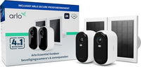 Arlo Essential 2K Beveiligingscamera set van 2 – draadloos, met zonnepaneel – foto 1 van 4