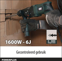Powerplus POWP3010 SDS-plus Klopboormachine – 800 W, 4 J – foto 3 van 4