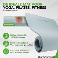 Tunturi Yogamat – 183 × 61 cm, 8 mm dik – foto 2 van 4