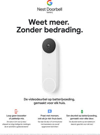Google Nest Doorbell Videodeurbel – batterij of 2-draads, Google Assistant – foto 4 van 4