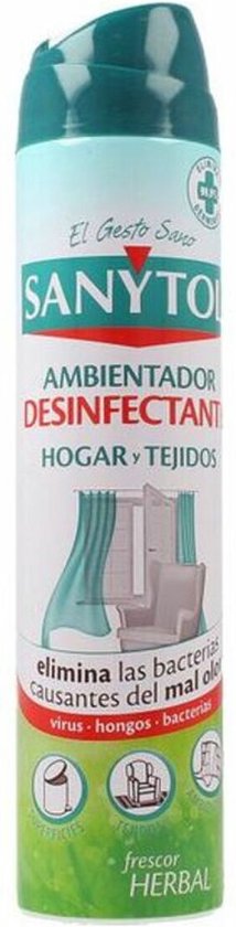 Sanytol Luchtverfrisserspray – ontsmettend, 300 ml – foto 2 van 4