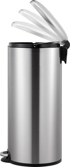 EKO Maggey pedaalemmer 30 liter – mat RVS, soft-close deksel – foto 2 van 4
