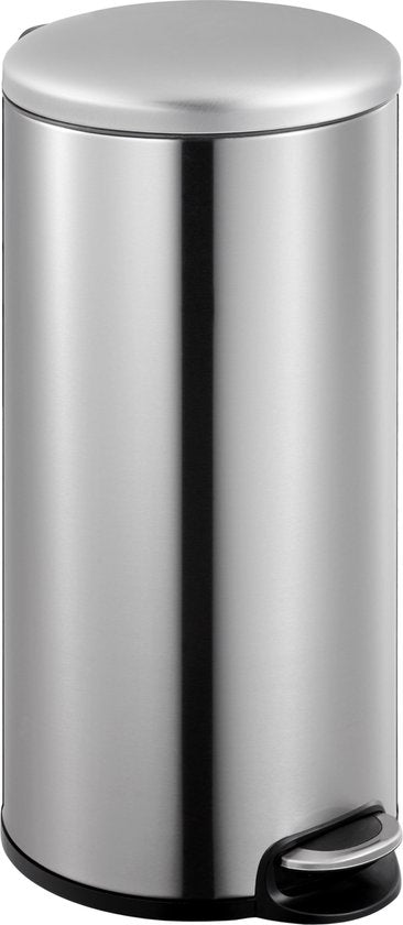 EKO - Maggey pedaalemmer 30 liter - Stainless steel Polypropyleen - mat RVS - Prullenbak