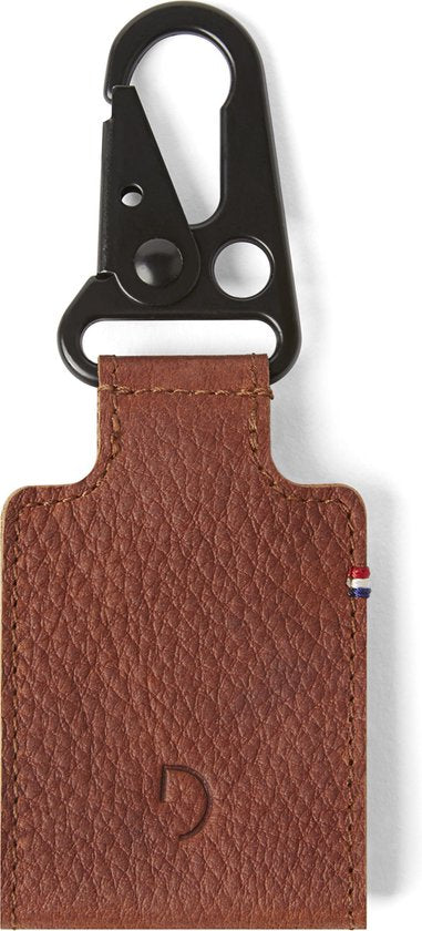 Decoded Travel Tag bagagelabel – full-grain leer, QR-code en NFC – foto 1 van 4