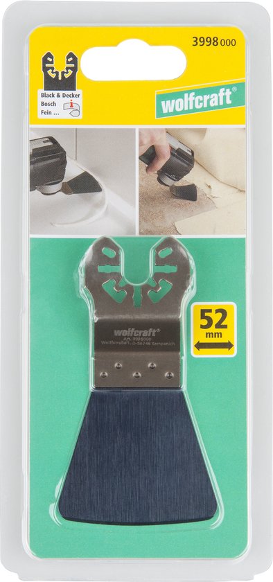 Wolfcraft Schraper voor multitool – flexibel, HCS – foto 2 van 4