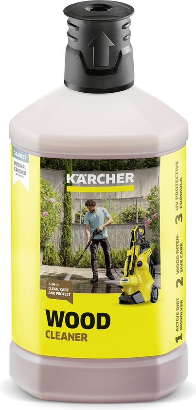 Kärcher RM 612 Houtreiniger – 1 liter Plug 'n Clean, 3-in-1 formule – foto 1 van 3