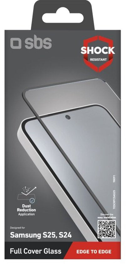 SBS TESCRFCSAS25 scherm- & rugbeschermer voor mobiele telefoons Doorzichtige schermbeschermer Samsung 1 stuk(s) – foto 2 van 2