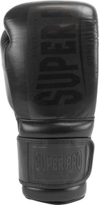 Super Pro Bruiser Kickbokshandschoenen – 12 oz, leer – foto 2 van 4