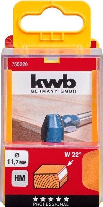 KWB Kantenfrees – Ø 11,7 mm, hardmetaal – foto 2 van 2