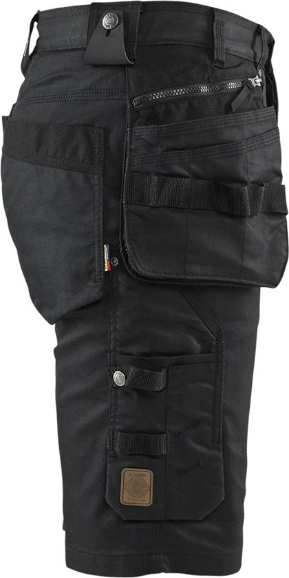Blaklader Short denim stretch X1900 1992-1141 - Black/Black - C52