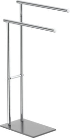 EISL Handdoekhouder staand dubbel – RVS, 42,5 × 20 × 77,5 cm – foto 1 van 3