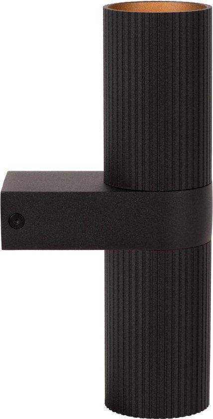 Lucide Clubs wandspot – 2× GU10, zwart aluminium – foto 4 van 4