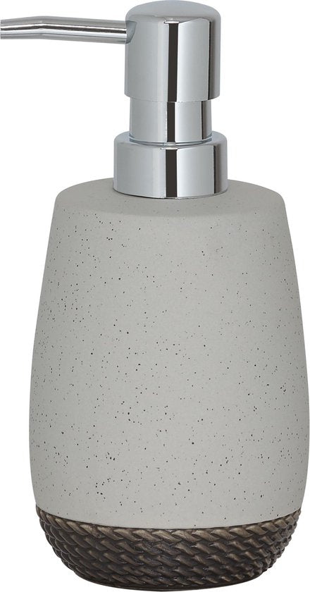 Sealskin Braid zeepdispenser 400 ml – keramiek, lichtgrijs – foto 1 van 4