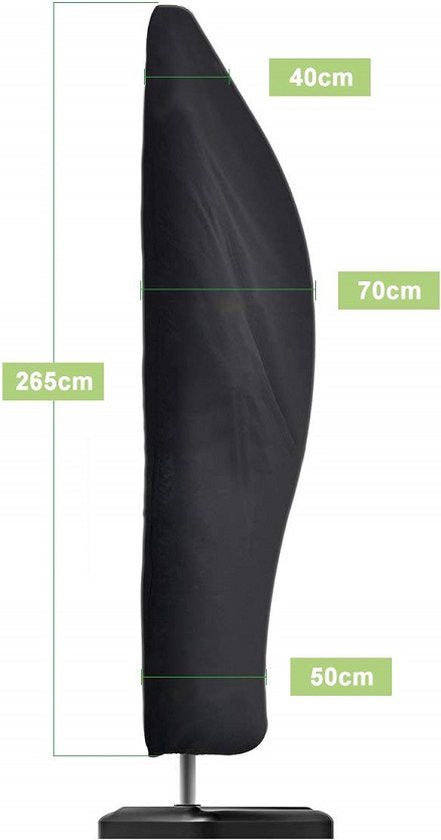 Kinzo Garden Parasolhoes voor hangparasol – 265 × 70 cm, polyester – foto 2 van 4