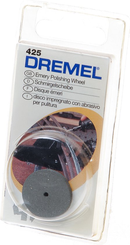 Dremel 425 Polijstschijf – 22,5 mm, voor staal – foto 1 van 4