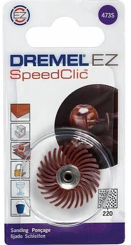 Dremel S473JA Schuurborstel – Ø 25 mm, schachtdiameter 3,2 mm – foto 2 van 4