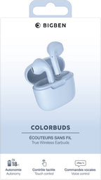 Bigben Colorbuds true wireless oordopjes – Bluetooth 5.3, 15 uur accu – foto 2 van 4