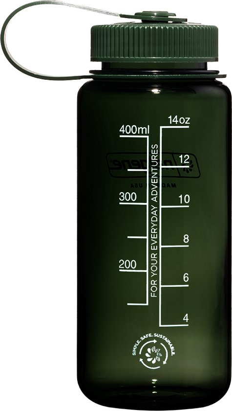 Nalgene Wide Mouth Drinkfles – 500 ml, lekvrij – foto 2 van 4