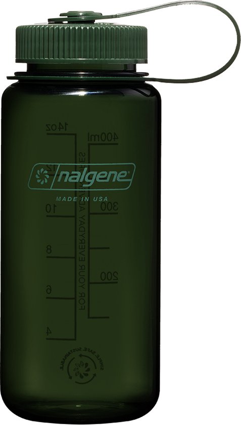 Nalgene Wide Mouth Drinkfles – 500 ml, lekvrij – foto 1 van 4
