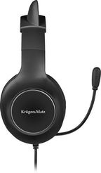 Krüger&Matz KM0659 gaming hoofdtelefoon voor kinderen – zwart, 2,2 m kabel – foto 2 van 4