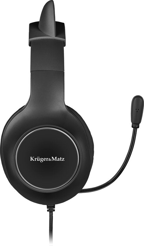 KrÃ¼ger&Matz KM0659 - KrÃ¼ger & Matz gaming hoofdtelefoon voor kinderen. zwart