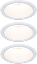 Paulmann Cole Coin LED-inbouwlamp set van 3 – 3× 6 W dimbaar, IP44 – foto 2 van 4