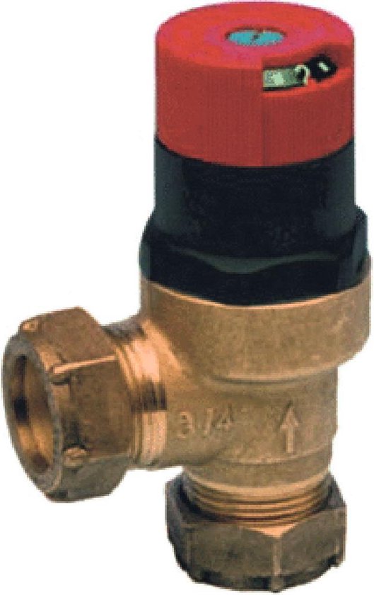 Honeywell Ultraline Overstortventiel – 22 mm knel, met draadkoppeling – foto 3 van 3