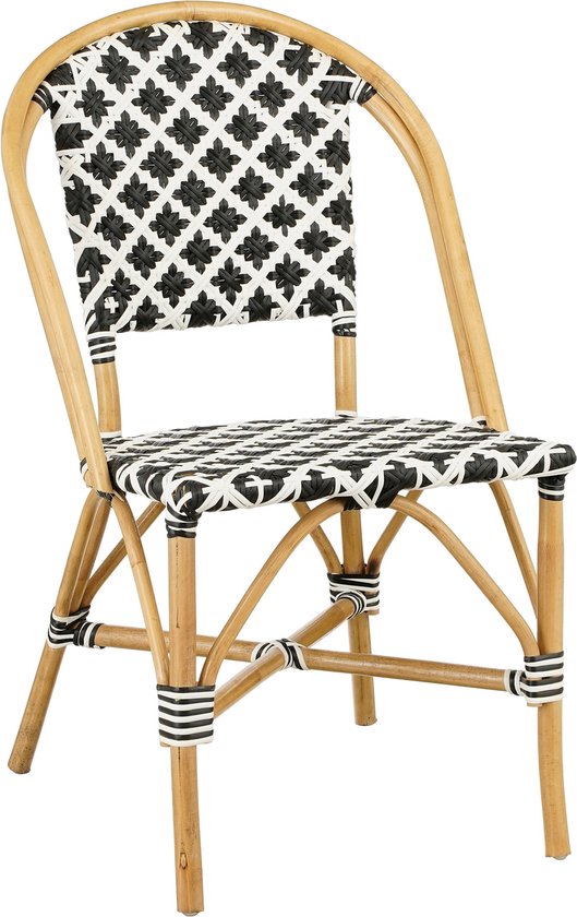 Mica Decorations Mandox Garden Chair - 51x57x90 cm - Rattan - White