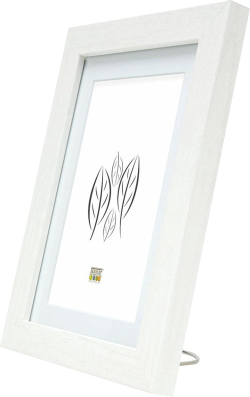 Deknudt Frames fotolijst - wit met passe-partout - 13x18 / 20x30 cm