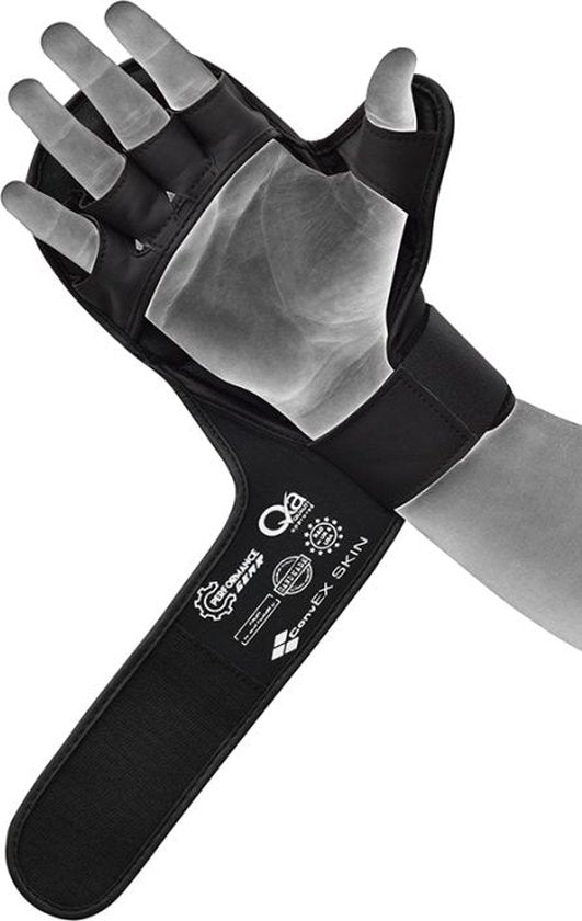 RDX Sports Aura+ T-17 Shooter MMA-handschoenen – maat S, kunstleer – foto 2 van 4