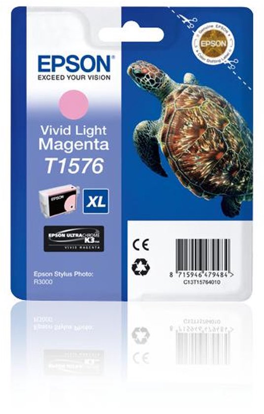 Epson T1576 Inktcartridge – licht magenta, UltraChrome K3 – foto 4 van 4