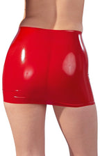 The Latex Collection Latex rok – maat S, rood – foto 2 van 4