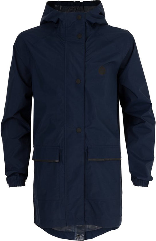 AGU GO Parka Kids Regenjas Essential - Blauw - 128 - Meisjes & Jongens - Waterdicht & Ademend