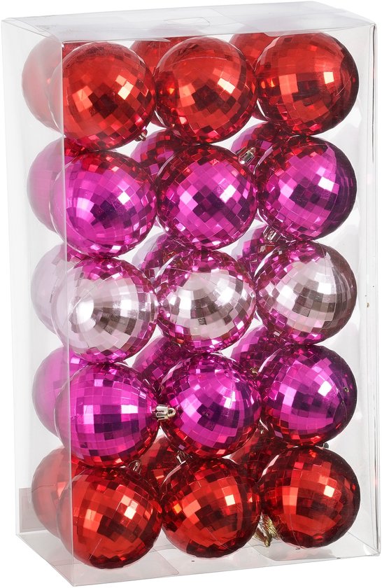 Mica Decorations Kerstballen set 30 stuks – Ø 8 cm, onbreekbaar – foto 1 van 2
