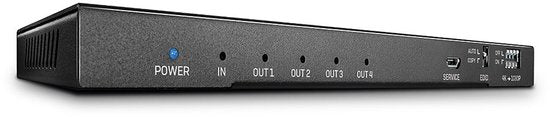 LINDY 38231 HDMI-splitter 4 poorten – 4096 × 2160 pixels, zwart – foto 1 van 4