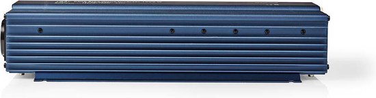 Nedis Omvormer Pure Sinusgolf - Ingangsvoltage: 12 V DC - Apparaat stroomoutput: Type F (CEE 7/3) - 230 V AC 50 Hz - 1000 W - Piekvermogen: 2000 W - Screw Terminal - Zuivere Sinusgolf - Zeker