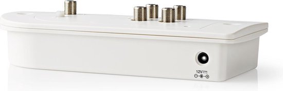Nedis SAMP41140WT CATV-versterker – 23 dB, 4 uitgangen – foto 2 van 4