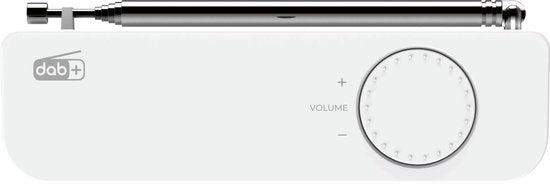 Kenwood CR-M33DAB DAB+ Radio - Interne accu - Wit