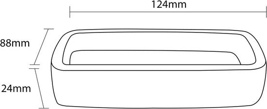 Sealskin Pierra - Zeepbakje - Zeephouder - Wit