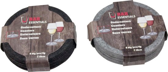 Onderzetters Ø 10 cm - 12 Stuks