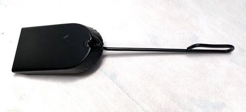 Shovel for ash, coal etc. 50 cm long - shovel - black - ash shovel - coal shovel - ergonomic handle - wood stove - BBQ