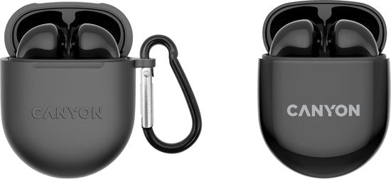 Canyon TWS-6 Bluetooth Headset - Gaming Mode/BT 5.3 - Black
