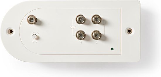 Nedis SAMP41140WT CATV-versterker – 23 dB, 4 uitgangen – foto 1 van 4