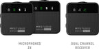 Easypix MyStudio® Wireless Mic Duo Studiomicrofoon Dasspeld Zendmethode:Kabelgebonden. Radiografisch Incl. windkap. Inc – foto 4 van 4
