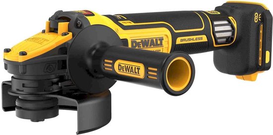 DeWALT DCG409VSN accu haakse slijper 125 mm – 18 V, brushless – foto 3 van 4