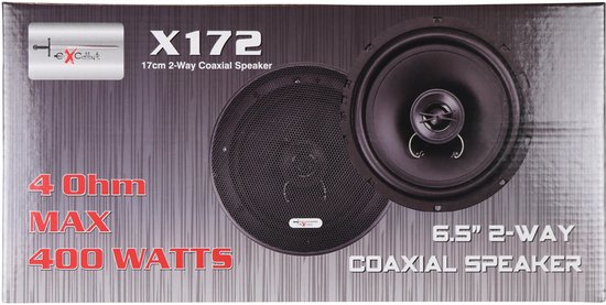 Excalibur X172 Speakerset – zwart, 39,1 × 18 cm – foto 2 van 2