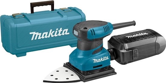 Makita BO4565K Vlakschuurmachine – 200 W, 112 × 190 mm schuuroppervlak – foto 2 van 4