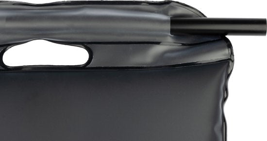 Abbey Camp - Solar Camping Shower - 20 Liters - Incl. Thermometer - Black