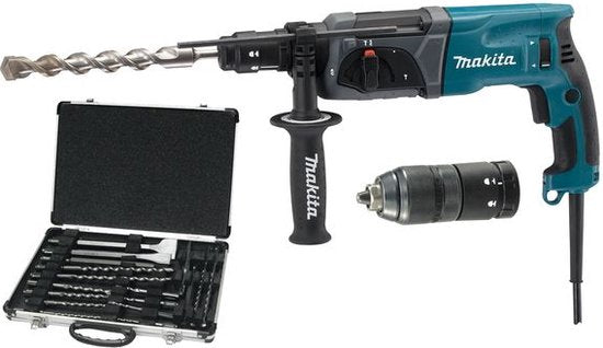 SDS+ COMBIHAMER 24MM 780W + AUTOMATISCHE BOORKOP +