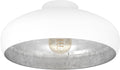 EGLO Mogano Plafondlamp - E27 - Ø 40 cm - Wit/Zilver